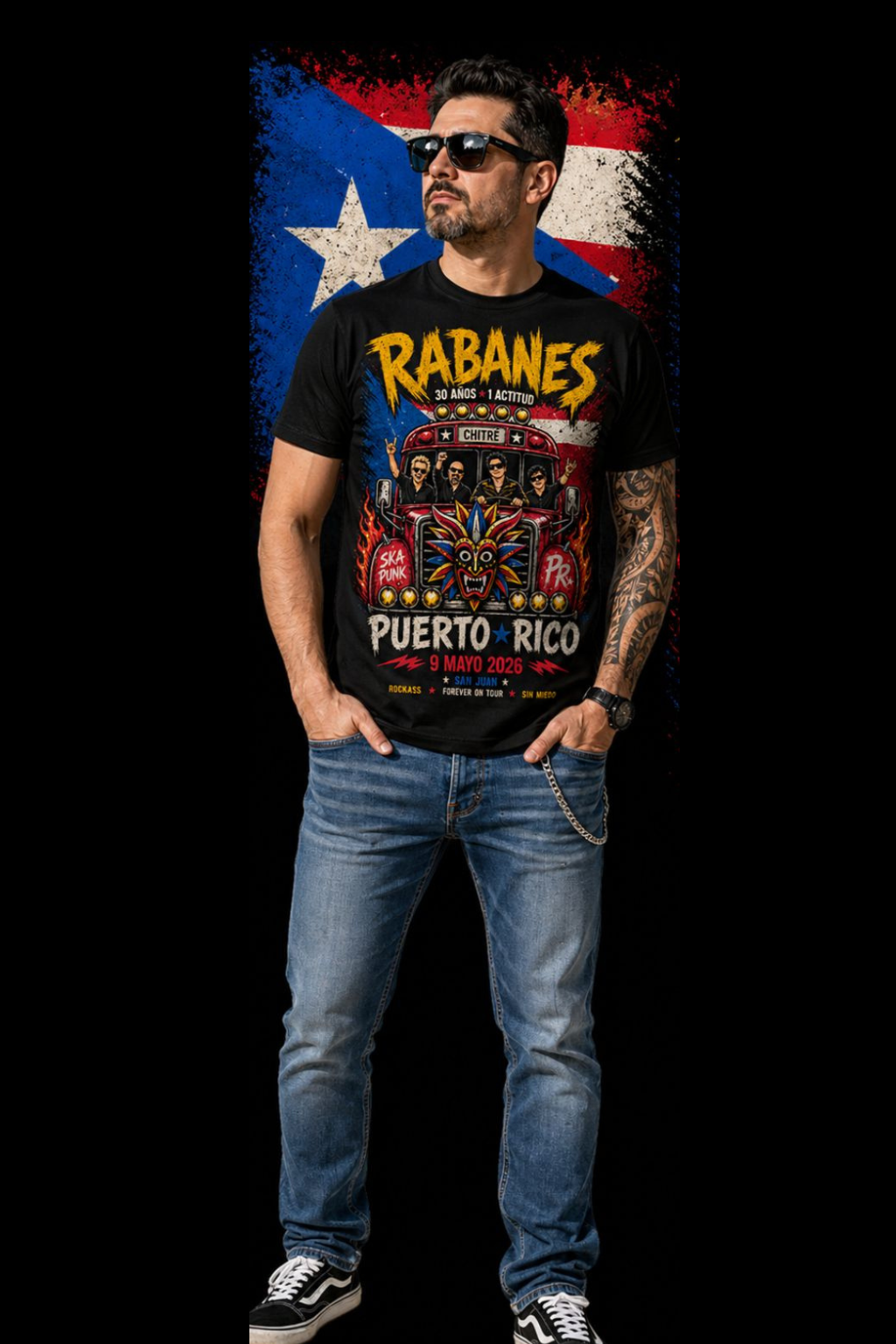 Official Los Rabanes Puerto Rico T-Shirt