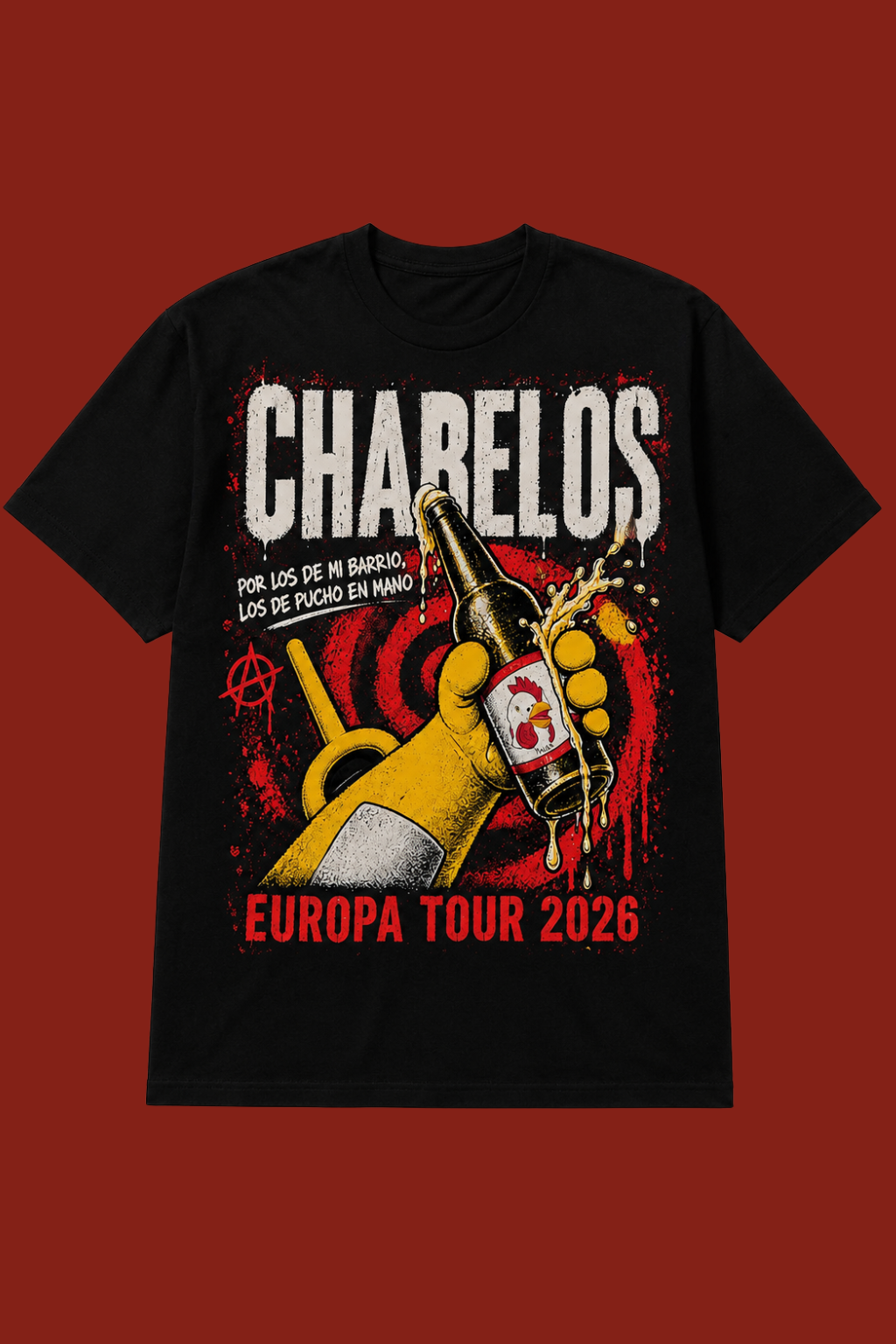 Official Chabelos Europa Tour 2026 T-Shirt