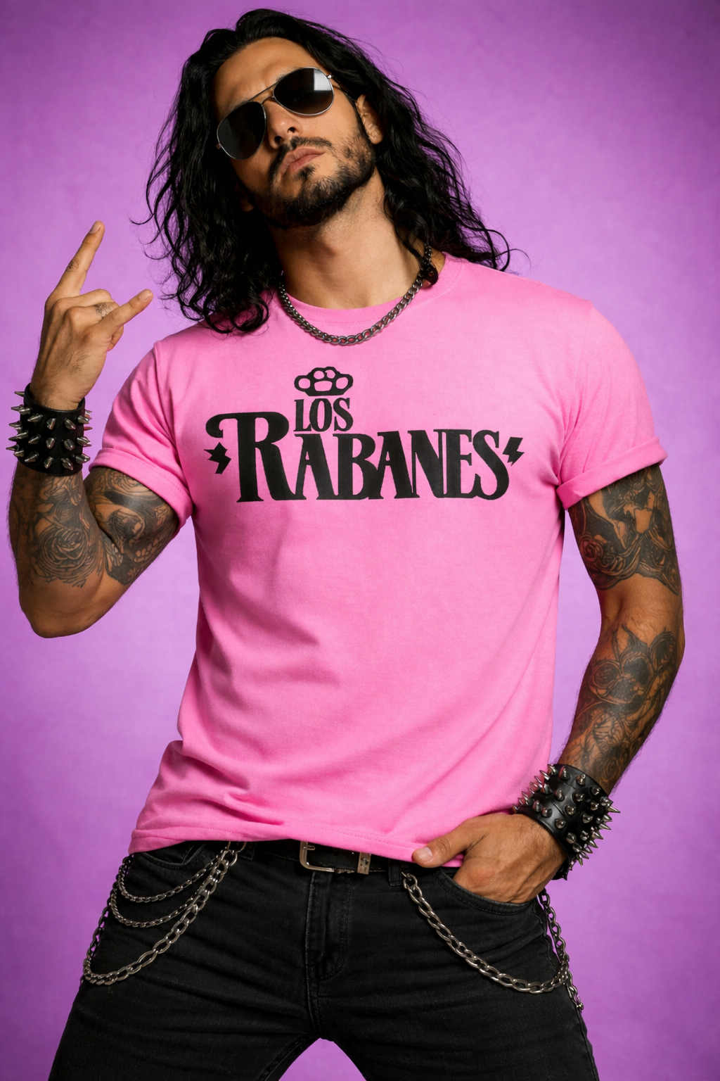 Official Los Rabanes Pink T-Shirt