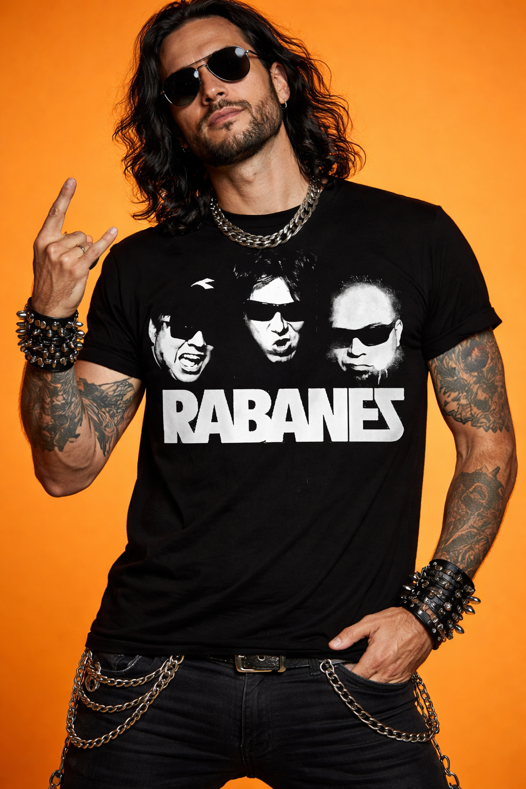 Official Los Rabanes Black T-Shirt